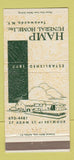 Matchbook Cover - Hamp Funeral Home Tonawanda NY 30 Strike