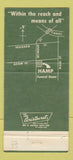 Matchbook Cover - Hamp Funeral Home Tonawanda NY 30 Strike
