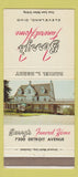 Matchbook Cover - Berry's Funeral Home Cleveland OH 30 Strike