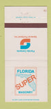 Matchbook Cover - Florida Super Masonry General Portland WEAR 30 Strike