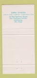 Matchbook Cover - Sierra Division American Cement San Francisco CA 30 Strike