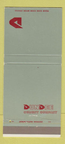 Matchbook Cover - Dundee Cement MI WEAR 30 Strike