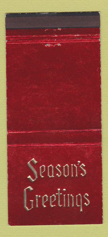 Matchbook Cover - Dini's Boston MA restaurant Christmas 30 Strike