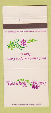 Matchbook Cover - Deauhou Beach Hotel Kona Hawaii 30 Strike