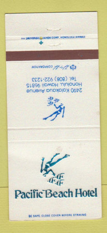 Matchbook Cover - Pacific Beach Hotel Honolulu Hawaii 30 Strike