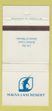 Matchbook Cover - Mauna Lani Resort Kohala Coast Hawaii WEAR 30 Strike