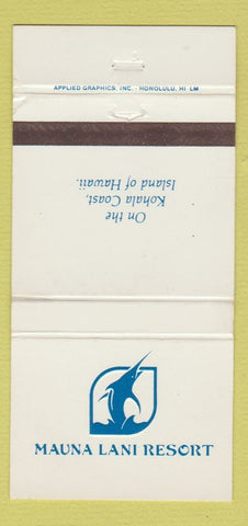 Matchbook Cover - Mauna Lani Resort Kohala Coast Hawaii WEAR 30 Strike