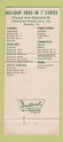 Matchbook Cover - Holiday Inn Billy Budd's Roanoke VA 30 Strike