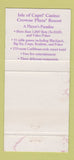Matchbook Cover - Isle of Capri Casino Biloxi Vicksburg MS  30 Strike