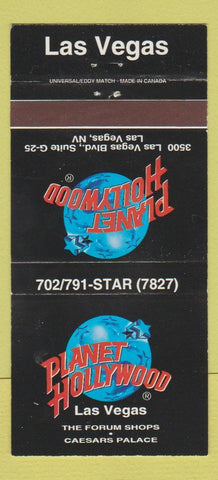 Matchbook Cover - Planet Hollywood Las Vegas NV Caesars Palace 30 Strike