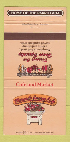 Matchbook Cover - Mercado Juarez Cafe  Dallas Arlington Fort Worth TX 30 Strike