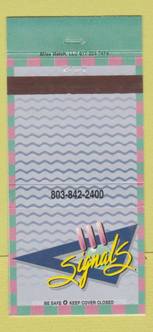 Matchbook Cover - Signals Crowne Plaza Resort Hilton Head Island SC 30 Strike