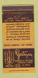 Matchbook Cover - Yesteryear Restaurant Kankakee IL 30 Strike