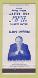 Matchbook Cover - Ralph Lasky's Ballet Sam Francisco CA Wilbur Stump 30 Strike