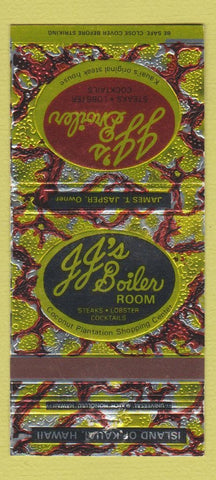 Matchbook Cover - JJ's Broiler Kauai Hawaii 30 Strike