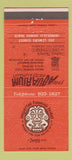 Matchbook Cover - Aquarium Restaurant Honolulu Hawaii Imperial Hotel 30 Strike