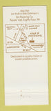Matchbook Cover - Holiday Inn Airport Coraopolis PA 30 Strike