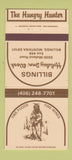 Matchbook Cover - Holiday Inn Hungry Hunter Billings MT 30 Strike