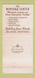 Matchbook Cover - Holiday Inn Hungry Hunter Billings MT 30 Strike