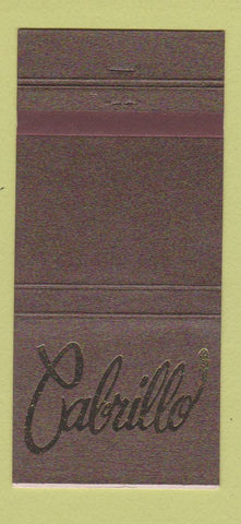 Matchbook Cover - Cabrillo Marriott Hotel Las Palmas Rancho Mirage CA 30 Strike