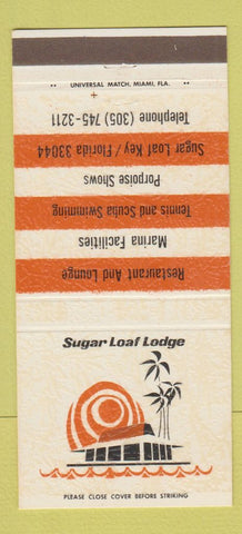 Matchbook Cover - Sugar Loaf Lodge Sugar Loaf Key FL 30 Strike