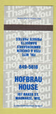 Matchbook Cover - Hofbrau House Waunakee WI 30 Strike