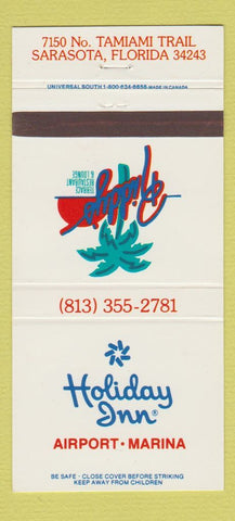 Matchbook Cover - Holiday Inn Airport Marina Sarasota FL Riddy's 30 Strike