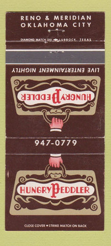Matchbook Cover - Hungry Peddler Oklahoma City OK 30 Strike