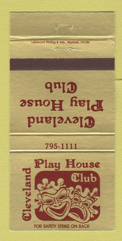 Matchbook Cover - Cleveland Play House Club OH 30 Strike