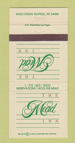 Matchbook Cover - The Mead Inn Wisconsin Rapids WI 30 Strike