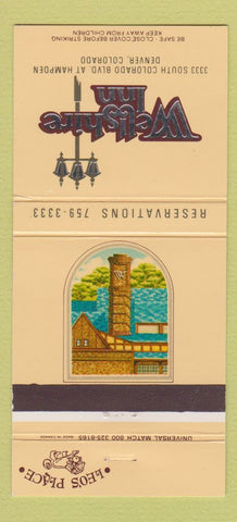 Matchbook Cover - Wellshire Inn Denver Colorado Leo's Place 30 Strike