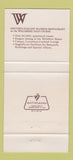 Matchbook Cover - Wellshire Inn Denver Colorado Leo's Place 30 Strike