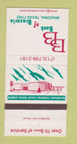 Matchbook Cover - Bank of Brazoria TX 30 Strike