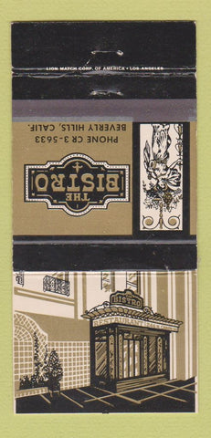 Matchbook Cover - The Bistro Beverly Hills CA 30 Strike
