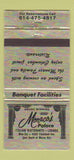 Matchbook Cover - Monaco's Palace Italian Columbus OH 30 Strike