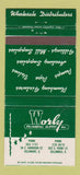 Matchbook Cover - Worly Plumbing Supply Delaware Columbus OH 30 Strike