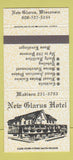Matchbook Cover - New Glarus Hotel WI 30 Strike