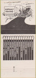 Matchbook Cover - Puerto Rico Asphalt Co San Juan PR WORN 30 Strike