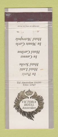 Matchbook Cover - Victoria Hotel Amsterdam WEAR