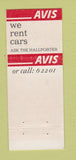 Matchbook Cover - Victoria Hotel Amsterdam WEAR