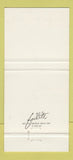 Matchbook Cover - Manhattan Strip Restaurant Toronto ON 30 Strike