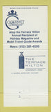 Matchbook Cover - Billy Rose Palace Hamilton ON WEAR 30 Strike