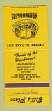 Matchbook Cover - Coliseum Inn Charlotte NC 30 Strike