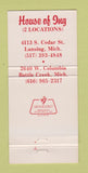 Matchbook Cover - South Winds Motel London ON 30 Strike