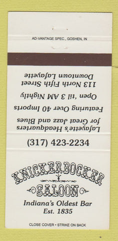 Matchbook Cover Woodstock Inn St Johns? NL Starboard Quarter WEAR 30 Strike