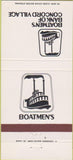 Matchbook Cover - Boatmen's Bank of Concord Village St Louis MO 30 Strike