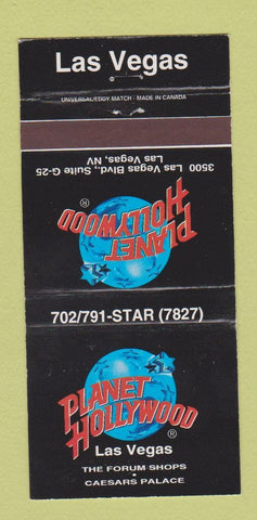 Matchbook Cover - Planet Hollywood Las Vegas NV 30 Strike