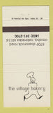 Matchbook Cover - The Village Bakery Omaha NE 30 Strike