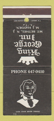 Matchbook Cover - King George Inn Mouth Bethel NJ 30 Strike