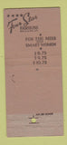 Matchbook Cover - Four Star Women's Clothes Abrams Vlock New York City 30 Stick